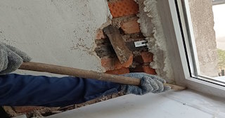 Демонтаж оконных откосов по выгодной цене от 510 руб. в Луховицах - Сварной-Лхв